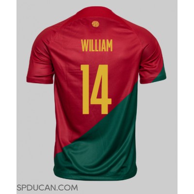 Muški Nogometni Dres Portugal William Carvalho #14 Domaci SP 2022 Kratak Rukav